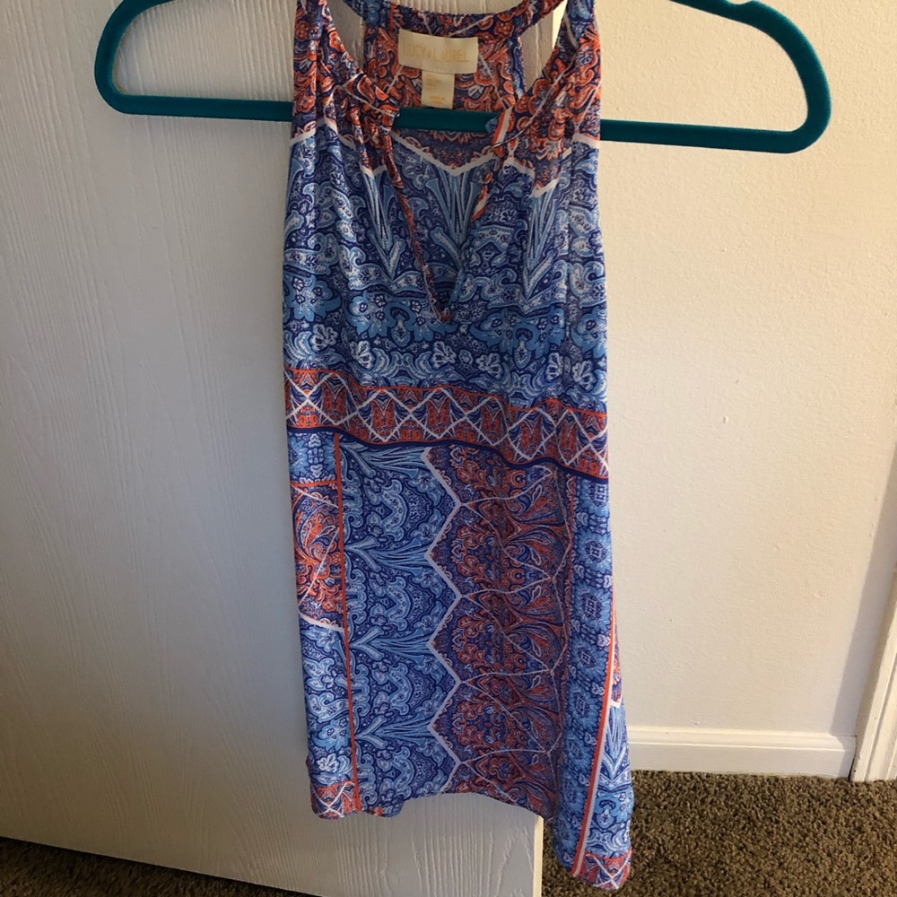 Patterned Chiffon Tank